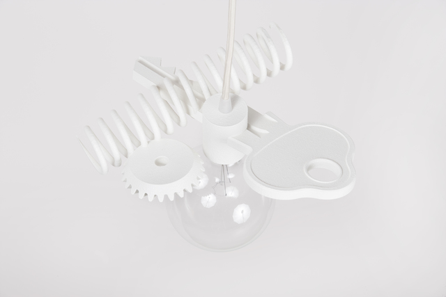 Emmett Moore, ‘Key Pendant ’, 2015, Design/Decorative Art, Nylon, Urethane, Lightbulb, Patrick Parrish Gallery