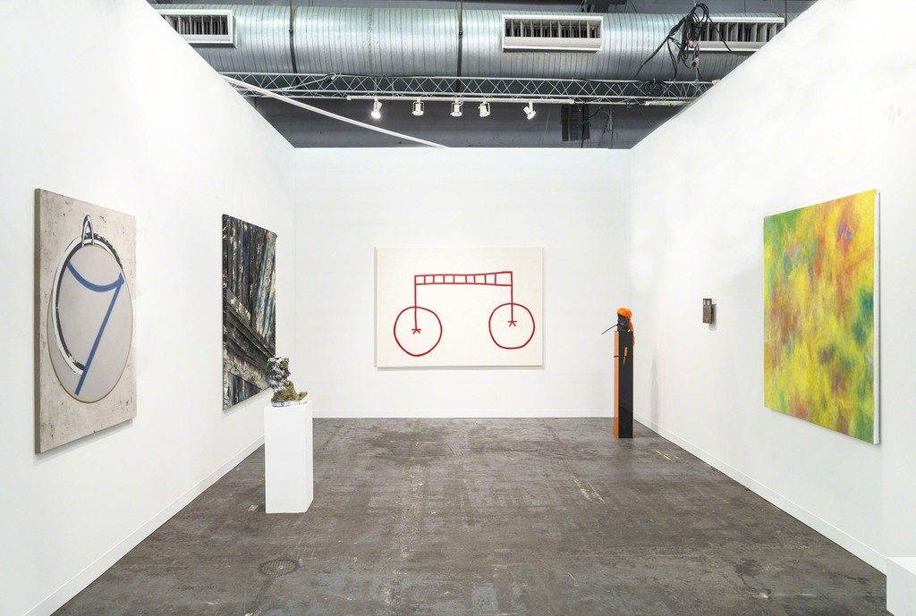Exhibition view Armory Show 2015. Galerie Valentin, Paris. With: Jean-Baptiste Bernadet, Stephen Felton, Laurent Grasso, Donna Huanca, Brian Kokoska, Anne Neukamp. © Cary Whittier / Courtesy of the artists and Valentin, Paris. Exhibition view Armory Show 2015. Galerie Valentin, Paris. With: Jean-Baptiste Bernadet, Stephen Felton, Laurent Grasso, Donna Huanca, Brian Kokoska, Anne Neukamp. © Cary Whittier / Courtesy of the artists and Valentin, Paris.
