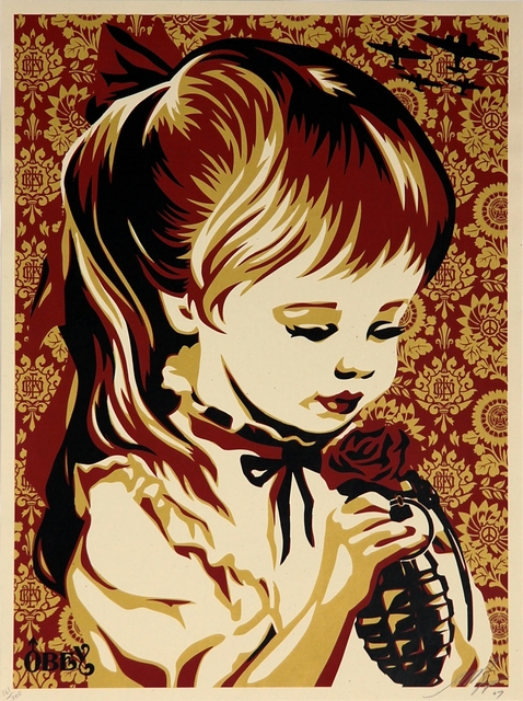 Shepard Fairey, ‘War by Numbers (Red)’, 2007, Addicted Art Gallery