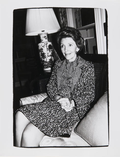 Andy Warhol, ‘Andy Warhol, Photograph of Nancy Reagan, 1981’, 1981, Hedges Projects
