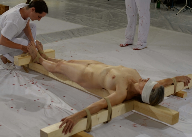 Hermann Nitsch, ‘155. Aktion, 1.9.2018, Nitsch Museum Mistelbach, Fotograf: Reinhard Ehn’, 2018, Galerie Elisabeth & Klaus Thoman