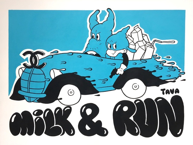 ANTOINE TAVAGLIONE, ‘Milk & Run’, 2017, Galerie LeRoyer