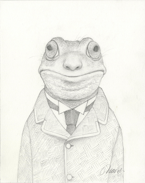 Travis Louie, ‘Gary the Frogman Drawing’, 2019, Haven Gallery