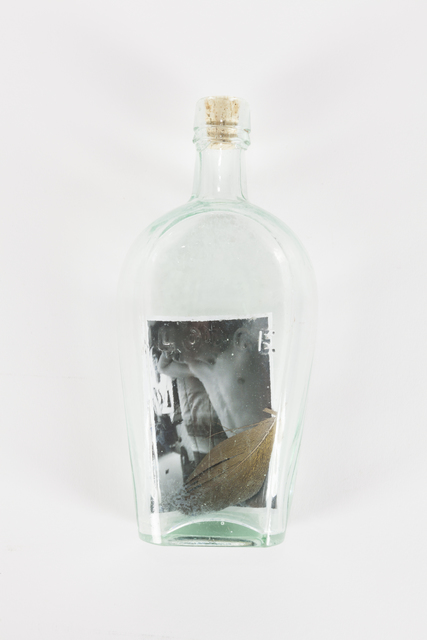 Don Joint, ‘Boys in a Bottle: Moan’, 2018, Photography, Assemblage with found objects & photograph, Childs Gallery