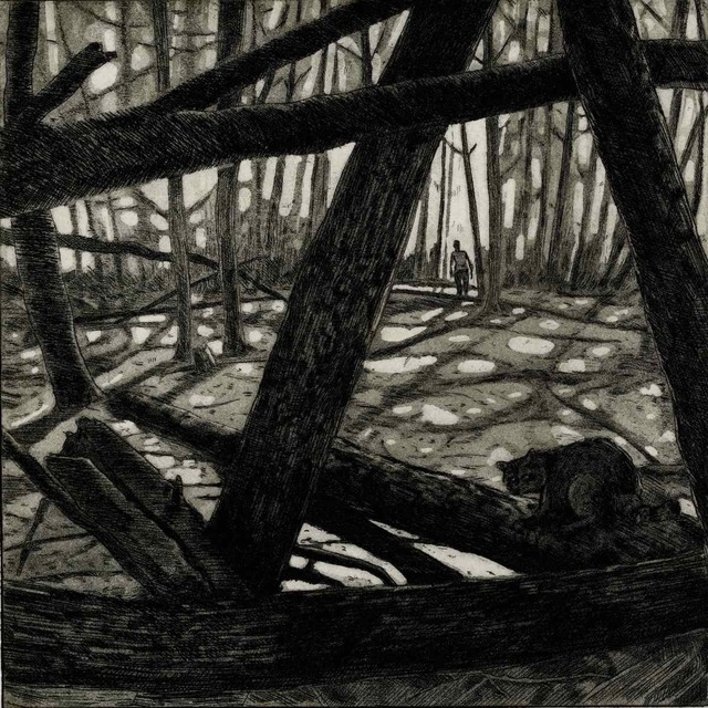 Tyler Bright Hilton, ‘Coda’, 2018, Drawing, Collage or other Work on Paper, Etching and aquatint printed on Hahnemuhle copperplate paper, VIVIANEART