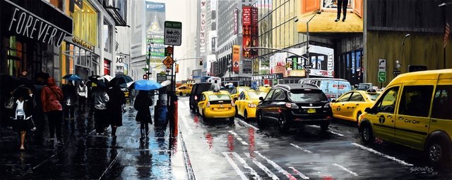 Socrates, ‘New York No.6 ’, 2014, Painting, Enamels on Panel, Eclectic Gallery