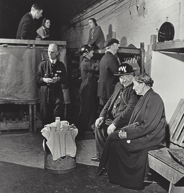 Robert Capa, ‘London, England, evening tea in an air raid shelter’, 1941, Elizabeth Houston Gallery