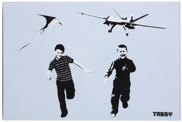 TABBY, ‘The Wonder Years’, 2015, Painting, Spraypaint And Stencil On Canvas, Chiswick Auctions
