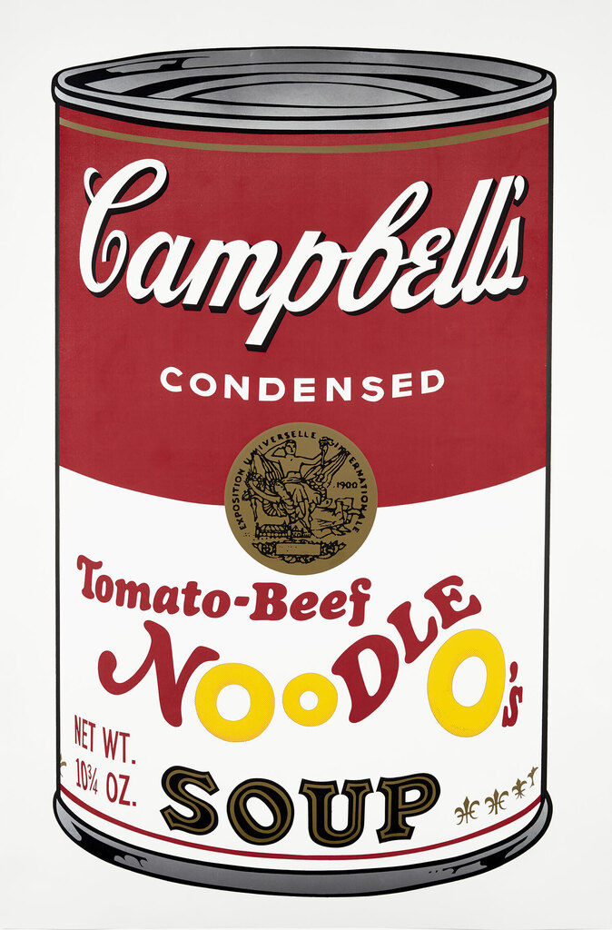 Andy Warhol - Tomato-Beef Noodle O's, from Campbell's Soup II (F. & S. 61)