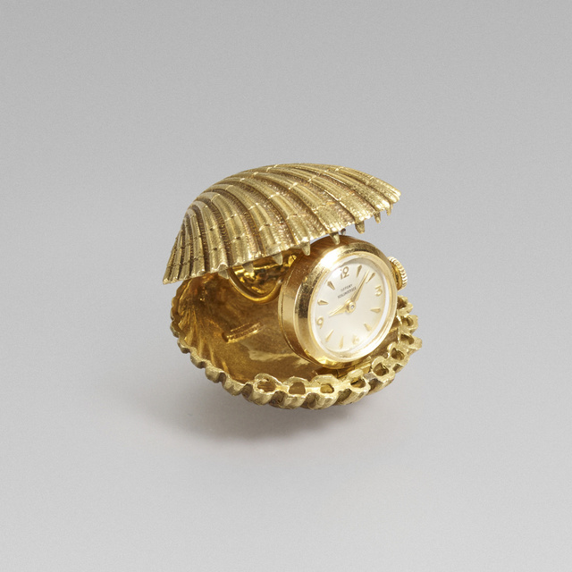 Jean Schlumberger for Tiffany & Co., ‘Gold shell clock’, c. 1965, Rago/Wright