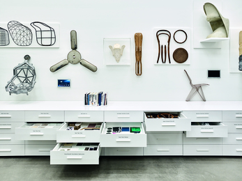 View of the Schaudepot Lab,
photo © Vitra Design Museum, Mark Niedermann View of the Schaudepot Lab,
photo © Vitra Design Museum, Mark Niedermann