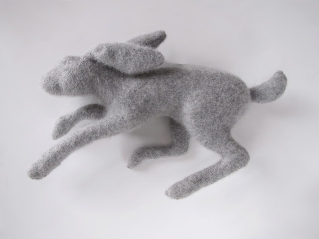 Rachel Denny, ‘Gray Angora Rabbit’, 2017, Sculpture, Mixed media, Visions West Contemporary