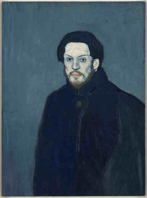 Pablo Picasso, ‘Self-Portrait’, Late 1901, Painting, Oil paint on canvas, Tate