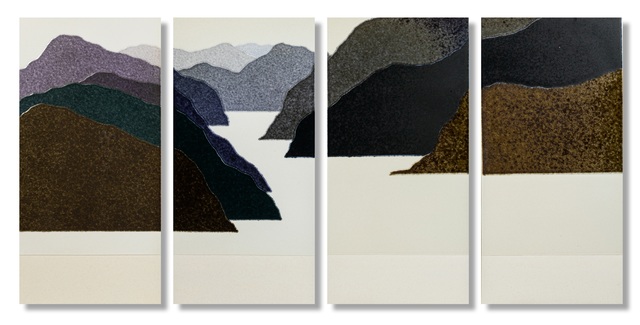 Haiying Hu, ‘Landscape’, 2017, Sculpture, Ceramic, 4 pieces, Gallery LEE & BAE