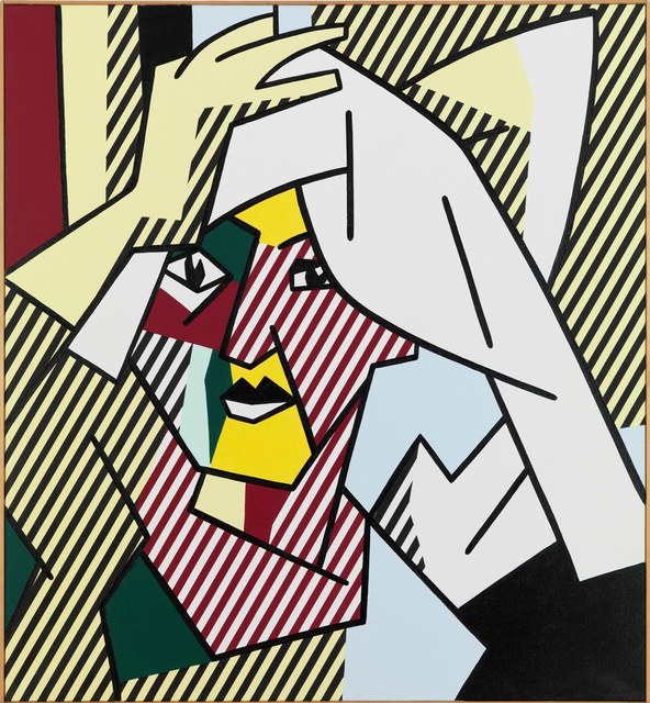 Roy Lichtenstein, ‘Woman Drying Her Hair’, 1980, Painting, Oil on Magna on canvas, Gagosian
