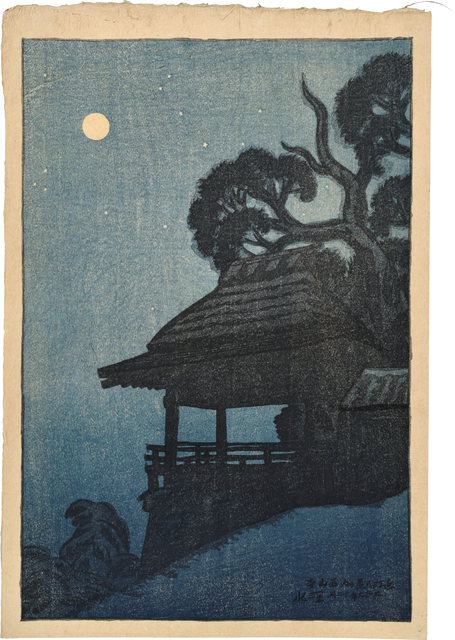 Itō Shinsui, ‘Eight Views of Omi: Ishiyamadera Temple’, 1917, Scholten Japanese Art