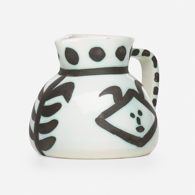 Pablo Picasso, ‘Têtes pitcher’, 1956, Textile Arts, Glazed earthenware with oxidized paraffin decoration, Rago/Wright