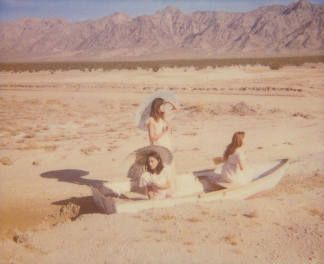 Stefanie Schneider, ‘Dream Scene on Salt Lake (29 Palms, CA)’, 2007, Photography, Analog C-Print, hand-printed by the artist on Fuji Crystal Archive Paper, based on a Polaroid, mounted on Aluminum with matte UV-Protection, Instantdreams