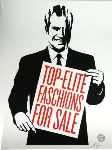 Shepard Fairey, ‘Top Elite Faschions For Sale’, 2011, DIGARD AUCTION
