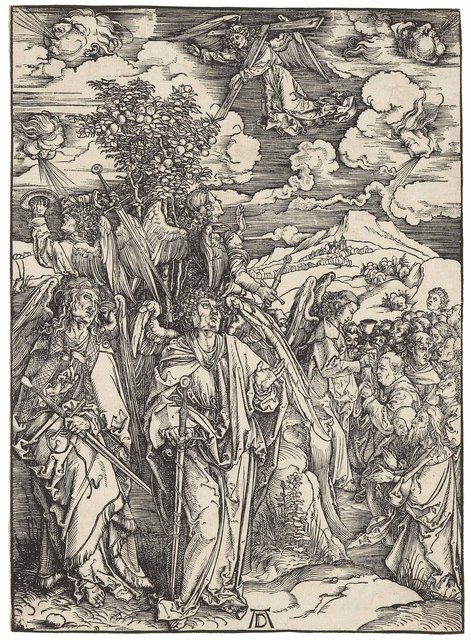 Albrecht Dürer | The Four Angels holding the Winds, from: Apocalypse (B ...