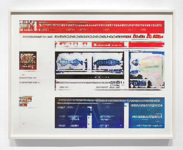 Jason Salavon, ‘Narrative Frame (Websites 1)’, 2019, Print, Archival pigment print, Inman Gallery