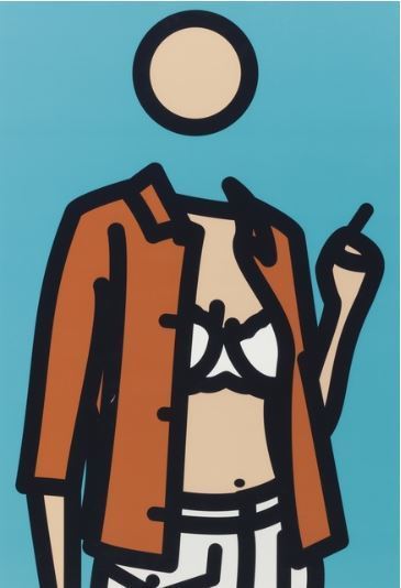 Julian Opie, ‘Ruth with Cigarette 1’, 2005, Lougher Contemporary