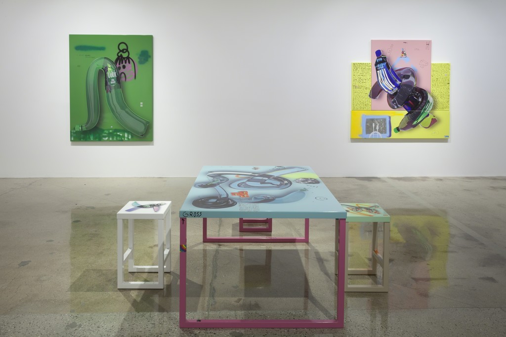 Yung Jake. 'Hydration', Installation view, Steve Turner, February 2016 Yung Jake. 'Hydration', Installation view, Steve Turner, February 2016