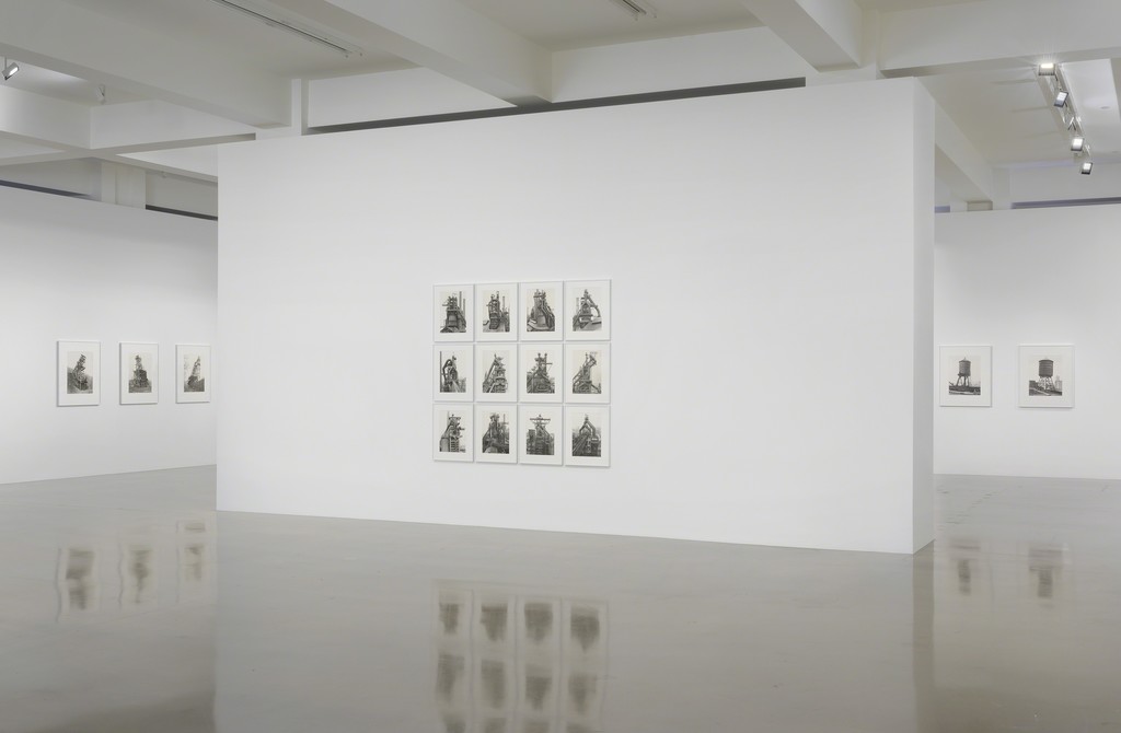 Installation view, Bernd + Hilla Becher, Sprüth Magers, Los Angeles, September 17 - October 21, 2017; Photography by Robert Wedemeyer Installation view, Bernd + Hilla Becher, Sprüth Magers, Los Angeles, September 17 - October 21, 2017; Photography by Robert Wedemeyer