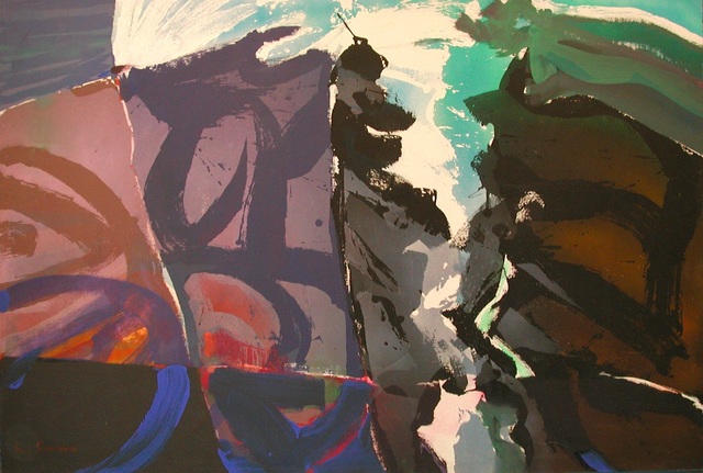 Syd Solomon, ‘Seasight (Tall Ships at Newport)’, 1976, Berry Campbell Gallery