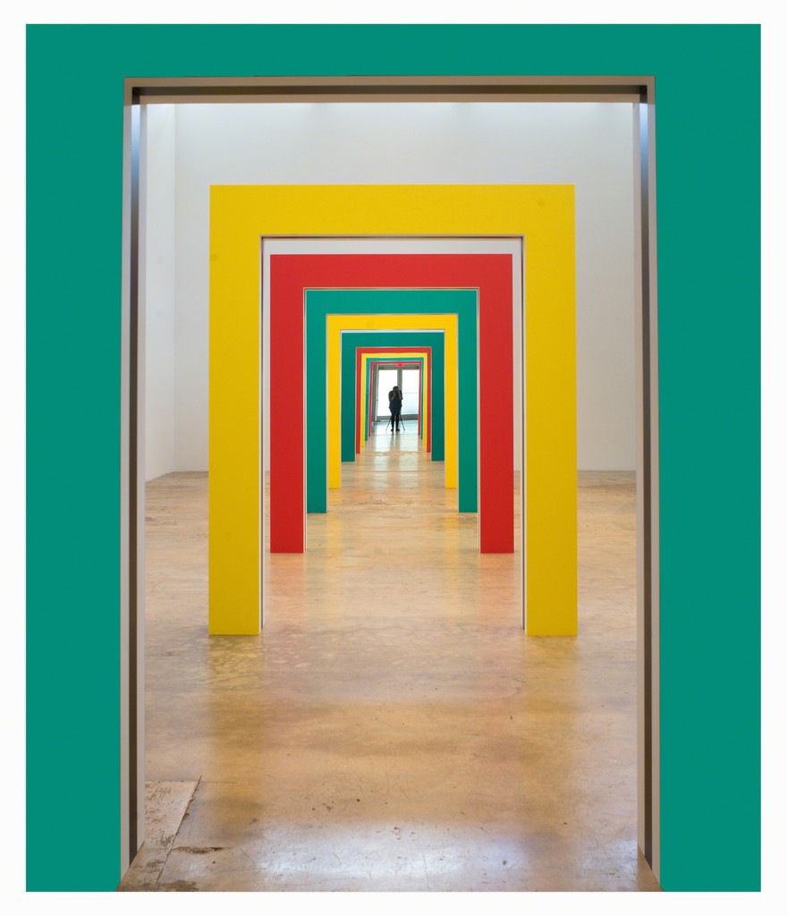 Photo-souvenir: Daniel Buren/Miami, Phase 2, 2016 Bortolami, Miami, Installation view Photo-souvenir: Daniel Buren/Miami, Phase 2, 2016 Bortolami, Miami, Installation view