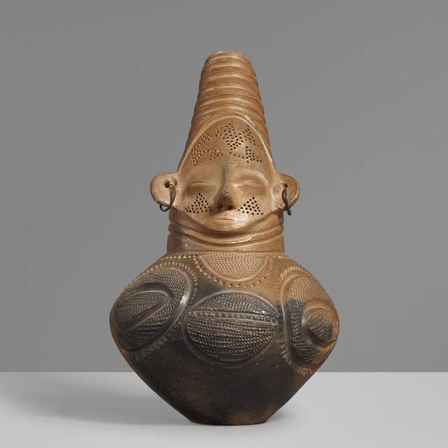 ‘Figural palmwine vessel’, Design/Decorative Art, Glazed earthenware, Rago/Wright