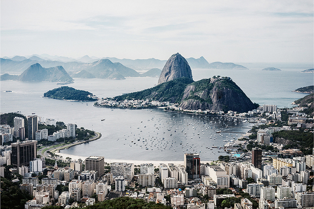 Wayne Lawrence, ‘View of Baia de Guanabara, Botafogo Beach, Rio de Janeiro, Brazil’, 2014, Photography, Archival digital c-print, Lora Reynolds Gallery