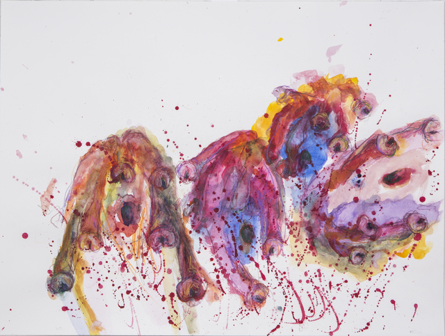 Holly Crawford, ‘The Silence Drew Off, Laughing With Medusa 116’, 2019, Drawing, Collage or other Work on Paper, Watercolors and color pencils on 300gsm archival paper, IFAC Arts
