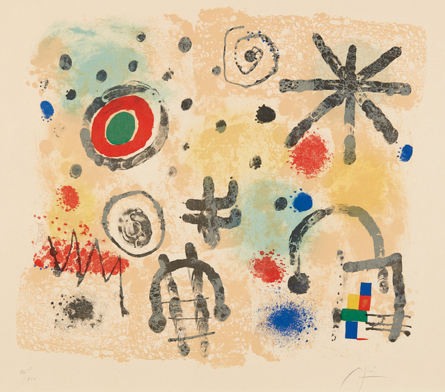 Joan Miró, ‘Signes et météores (Signs and Meteors)’, 1958, Phillips