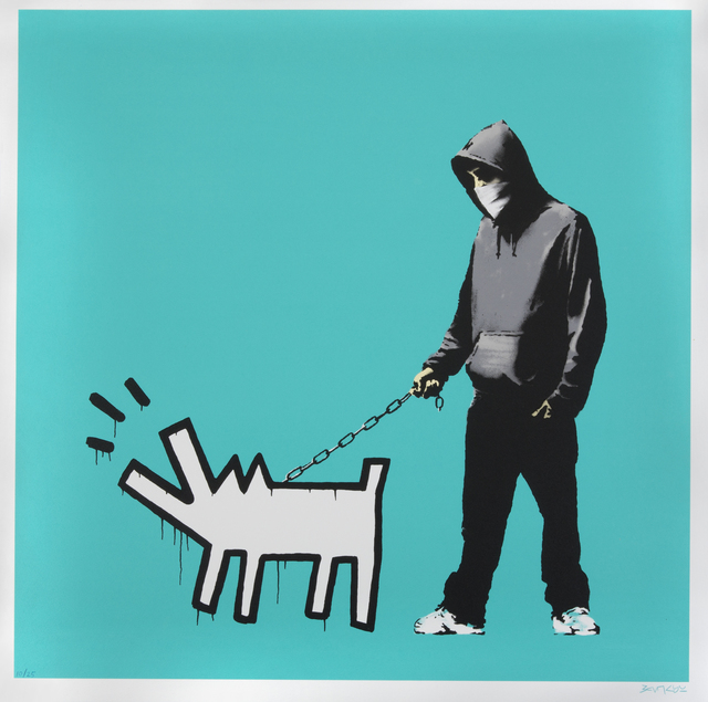 Banksy, ‘Choose Your Weapon (Turquoise)’, 2010, Julien's Auctions