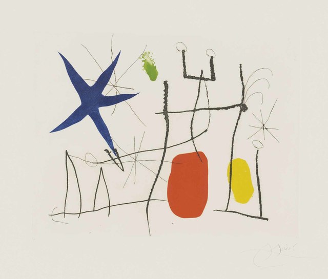 Joan Miró, ‘Plate 9 from: Càntic del Sol’, 1975, Christie's