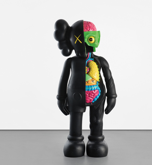 KAWS, ‘FOUR FOOT DISSECTED COMPANION (BLACK)’, 2009, Phillips