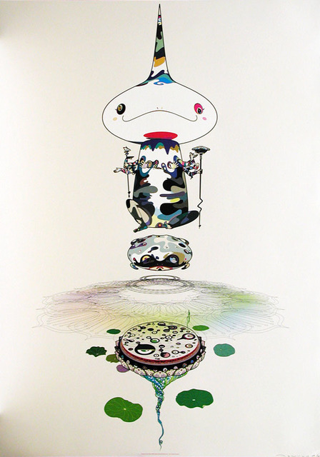 Takashi Murakami, ‘Reversed Double Helix (White)’, 2005, Print, Offset lithograph, Dope! Gallery