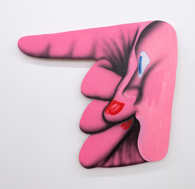 James English Leary, ‘Pointer (8)’, 2020, Painting, Acrylic on shaped panel, Nina Johnson