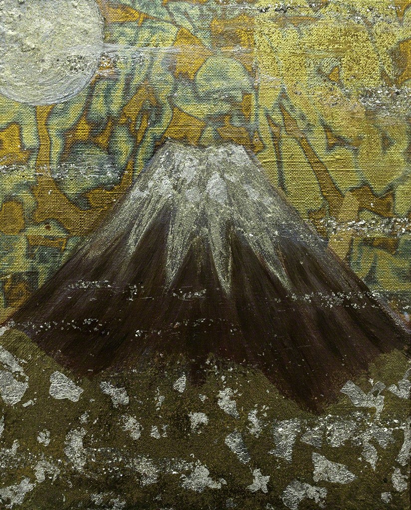 There is a consistent evolution of artistic expression as Rajul experiments across mixed media to create texture and layers of color, integrating a variety of materials including mica, acrylic, oil, gold, silver and/or copper. Blending techniques across contemporary and traditional mediums are perfected. The result allows for a dynamic interaction of light and color between the spectator and the painting. There is a consistent evolution of artistic expression as Rajul experiments across mixed media to create texture and layers of color, integrating a variety of materials including mica, acrylic, oil, gold, silver and/or copper. Blending techniques across contemporary and traditional mediums are perfected. The result allows for a dynamic interaction of light and color between the spectator and the painting.
