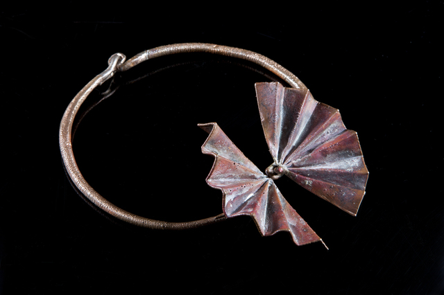 Claude Lalanne, ‘Petit collier X’, 1972, Design/Decorative Art, Galvanized bronze, Didier Ltd.