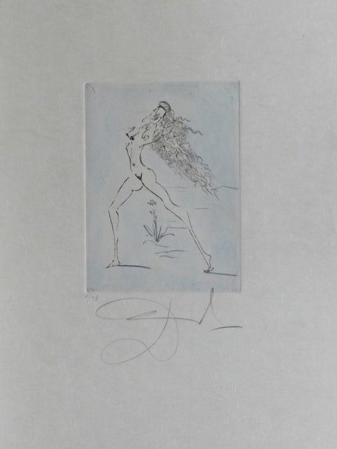 Salvador Dalí, ‘Petites Nus (From Appollinaire) E’, 1972, Print, Etching, Fine Art Acquisitions Dali