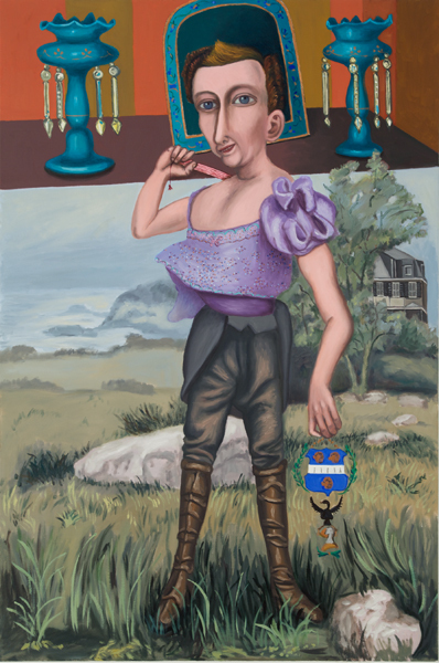 Hannah Barrett, ‘Tales from the House of Gibson: Miss Going’, 2009, Painting, Oil on linen, Childs Gallery