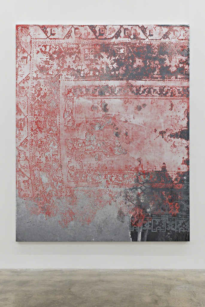 Rudolf Stingel, Untitled, 2015, Oil and enamel on canvas, 95 × 76 inches (241.3 × 193 cm). © Rudolf Stingel. Photo by John Lehr, courtesy of the artist Rudolf Stingel, Untitled, 2015, Oil and enamel on canvas, 95 × 76 inches (241.3 × 193 cm). © Rudolf Stingel. Photo by John Lehr, courtesy of the artist