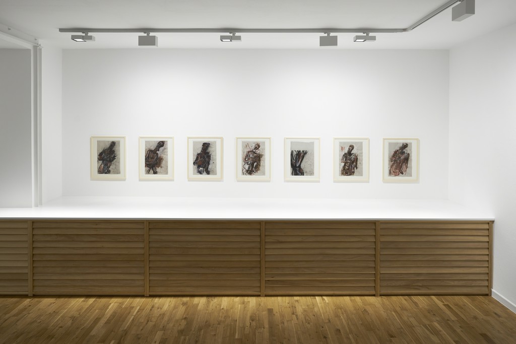 Markus Lüpertz. Studies of a Sculpture, 2017, Installation view Markus Lüpertz. Studies of a Sculpture, 2017, Installation view