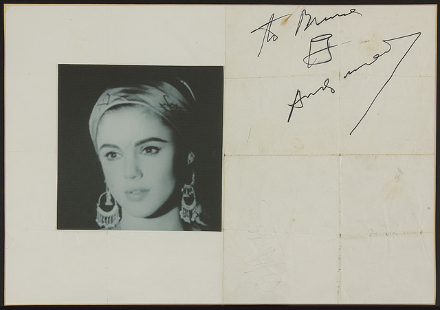 Andy Warhol, ‘Soup Can & signature on Max’s Kansas City poster’, Doyle