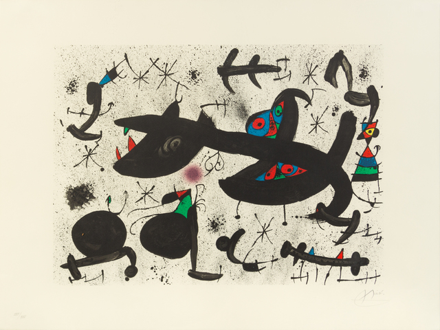 Joan Miró, ‘Untitled (pl. 10 from Homenatge a Joan Prats)’, 1971, Hindman