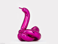 Jeff Koons - Balloon Swan (Magenta)