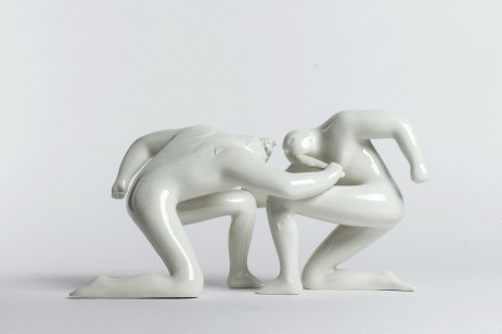 Cleon Peterson, ‘Balance of Power’, 2016, Sculpture, White porcelain sculpture, DIGARD AUCTION