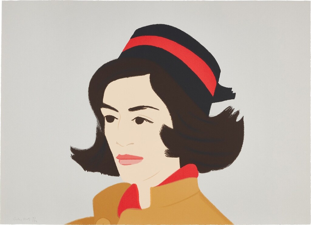 Alex Katz - Ada in Hat, from Alex and Ada, the 1960’s to the 1980’s (S. 241)